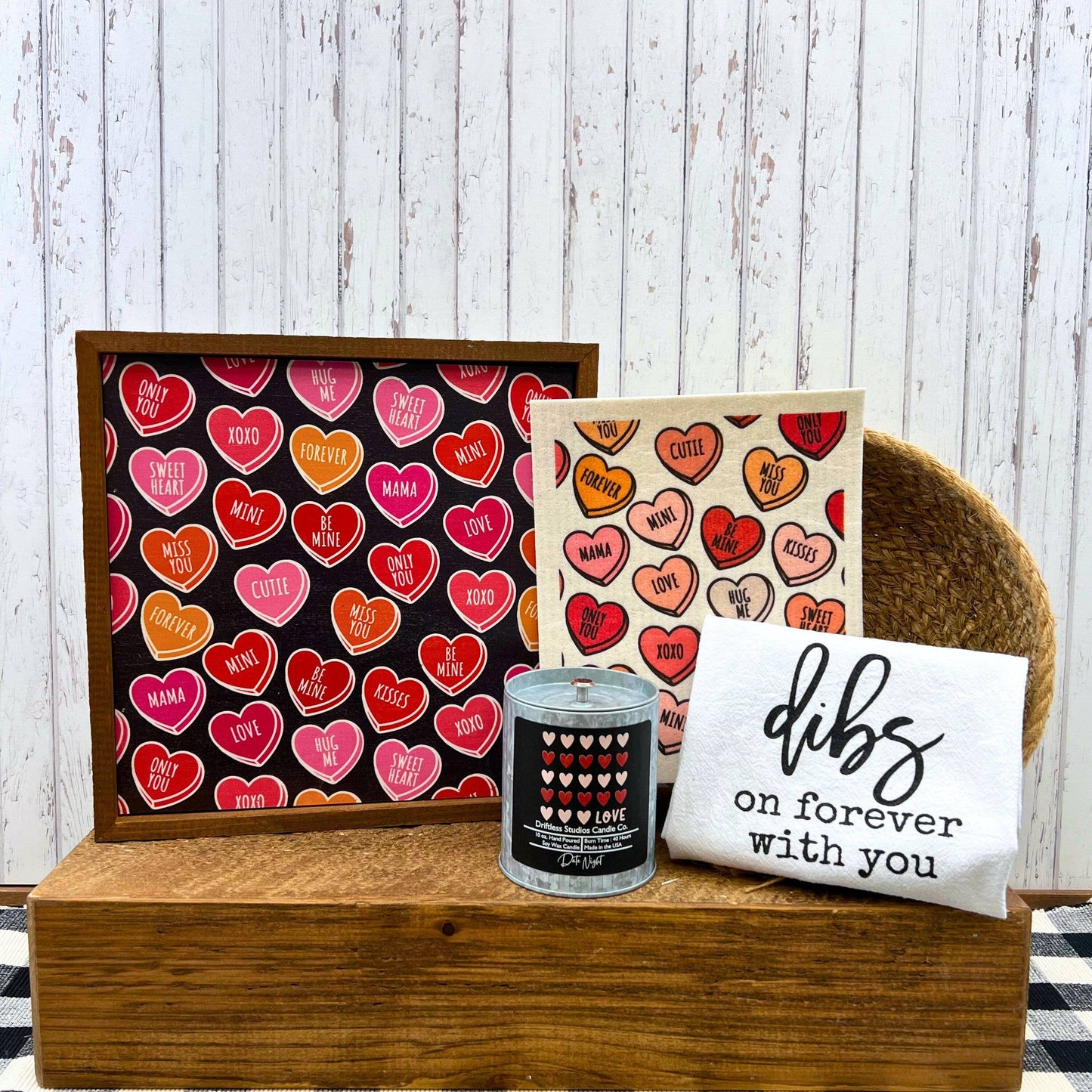 Heart Love Valentine's Soy Wax Candle - Valentines Gifts