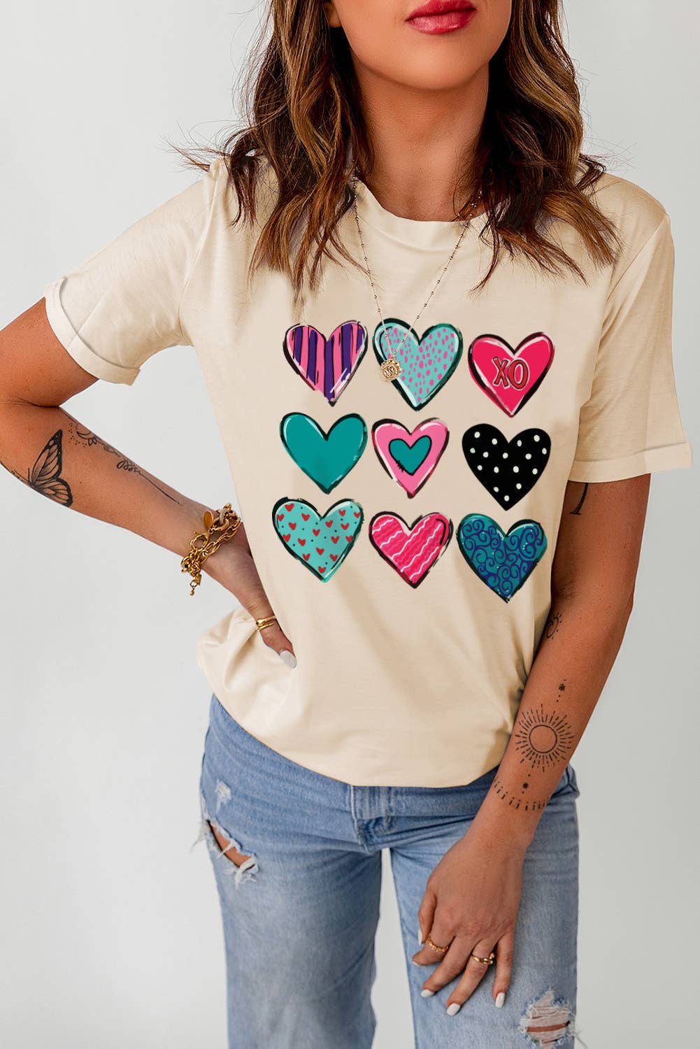 Western Fashion Valentine Graphic T-shirt