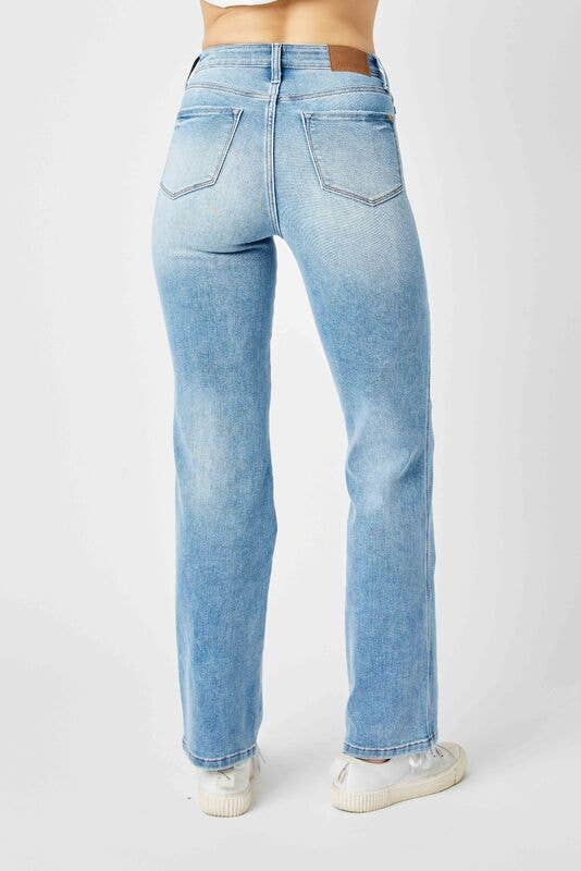 Judy Blue High-Waisted Tummy Control Straight Jeans