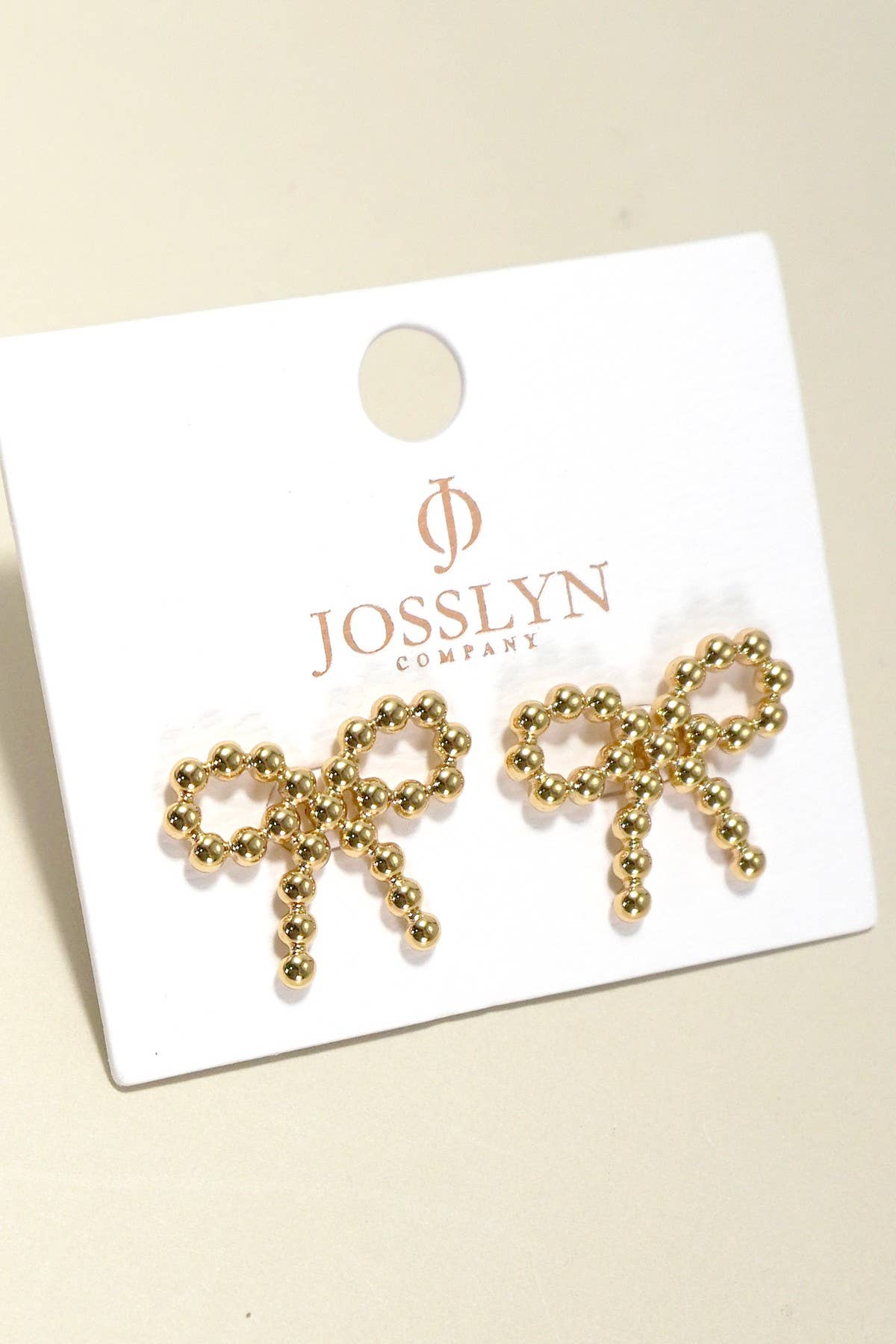 18K Stainless Steel Tarnish-Free Ball Rope Style Earrings