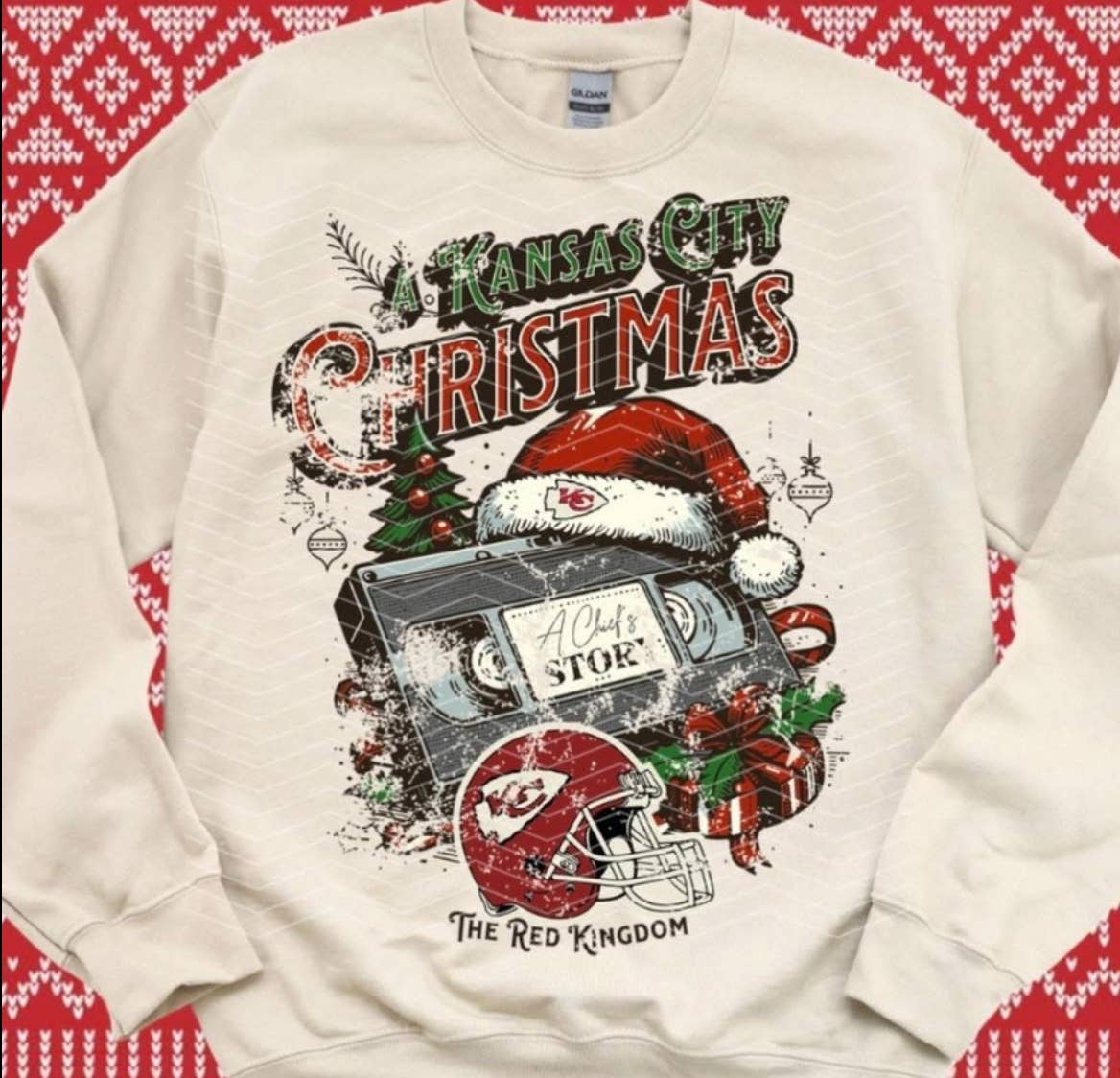 Chiefs Christmas - A Chiefs Story Crew Sweatshirt