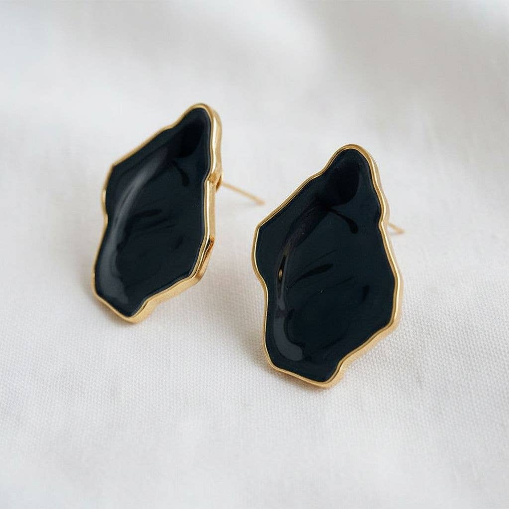 Geometric Inspired Drop Earrings with Elegant Touch