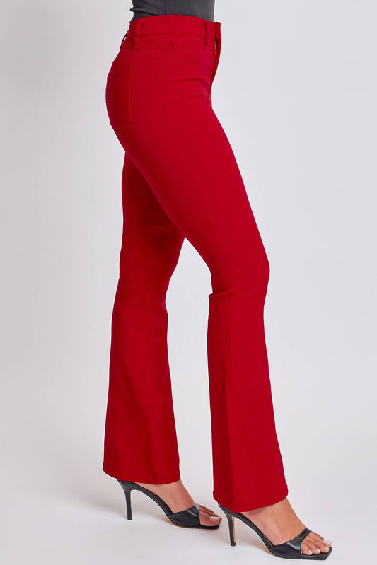 Hyperstretch High-Rise Flare Pants-Regular