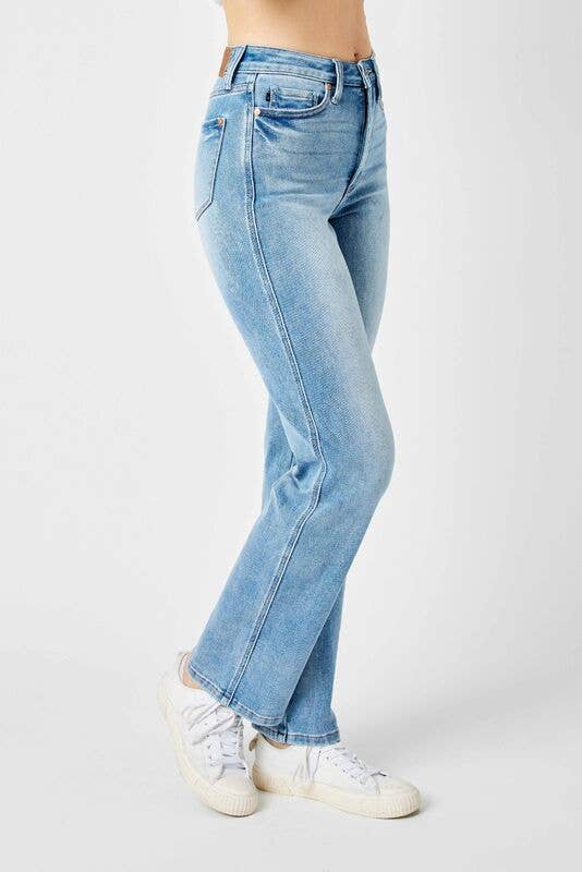 Judy Blue High-Waisted Tummy Control Straight Jeans