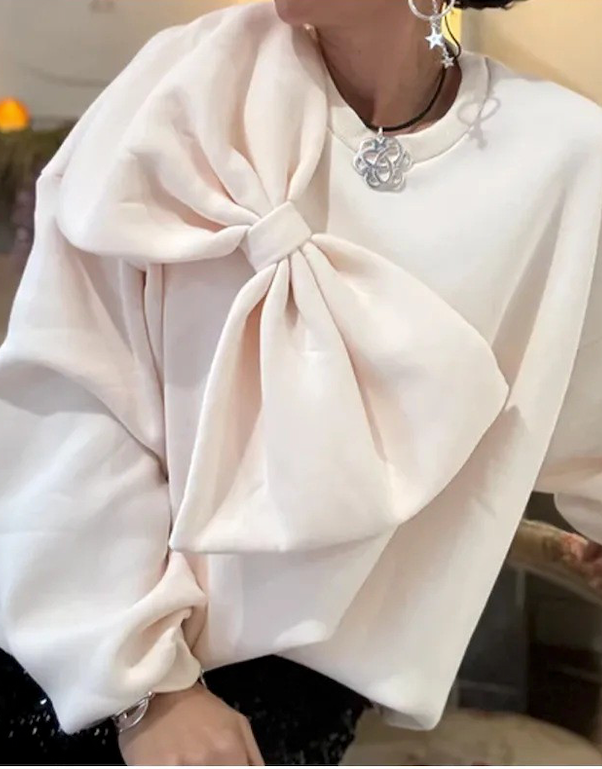 Bow detail Sweater