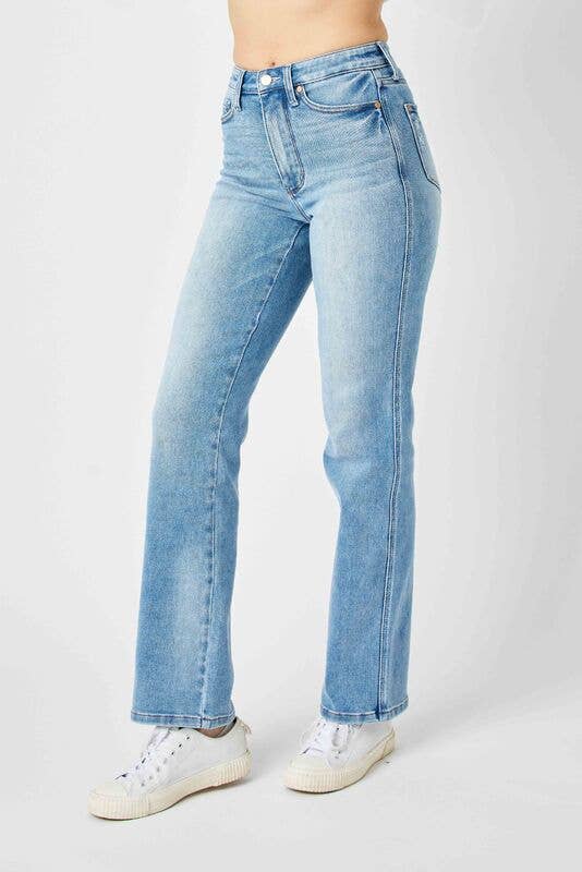Judy Blue High-Waisted Tummy Control Straight Jeans