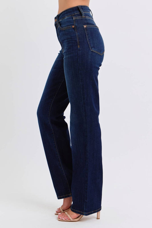 Judy Blue High-Waisted Straight Jeans