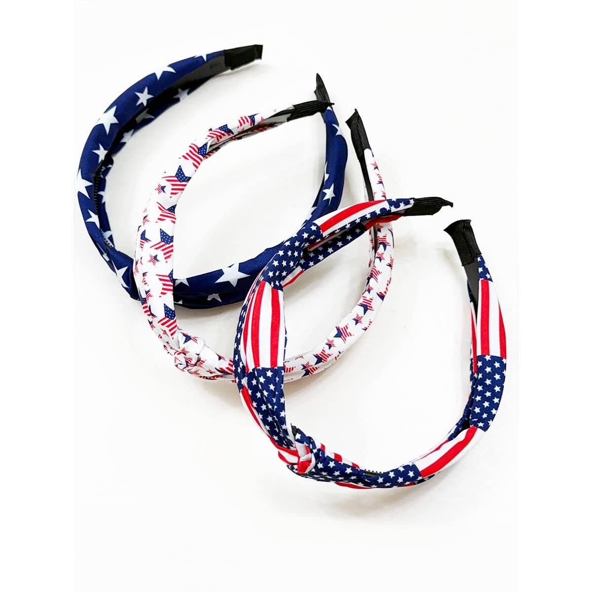 USA Flag American Patriotic Twisted Headband