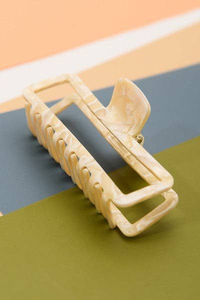 Extra Large Natural Cellulose Hair Claw