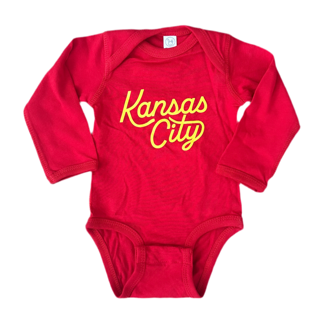 Kansas City Script Onesie - Red
