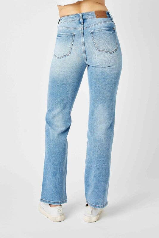 Judy Blue High-Waisted Tummy Control Straight Jeans