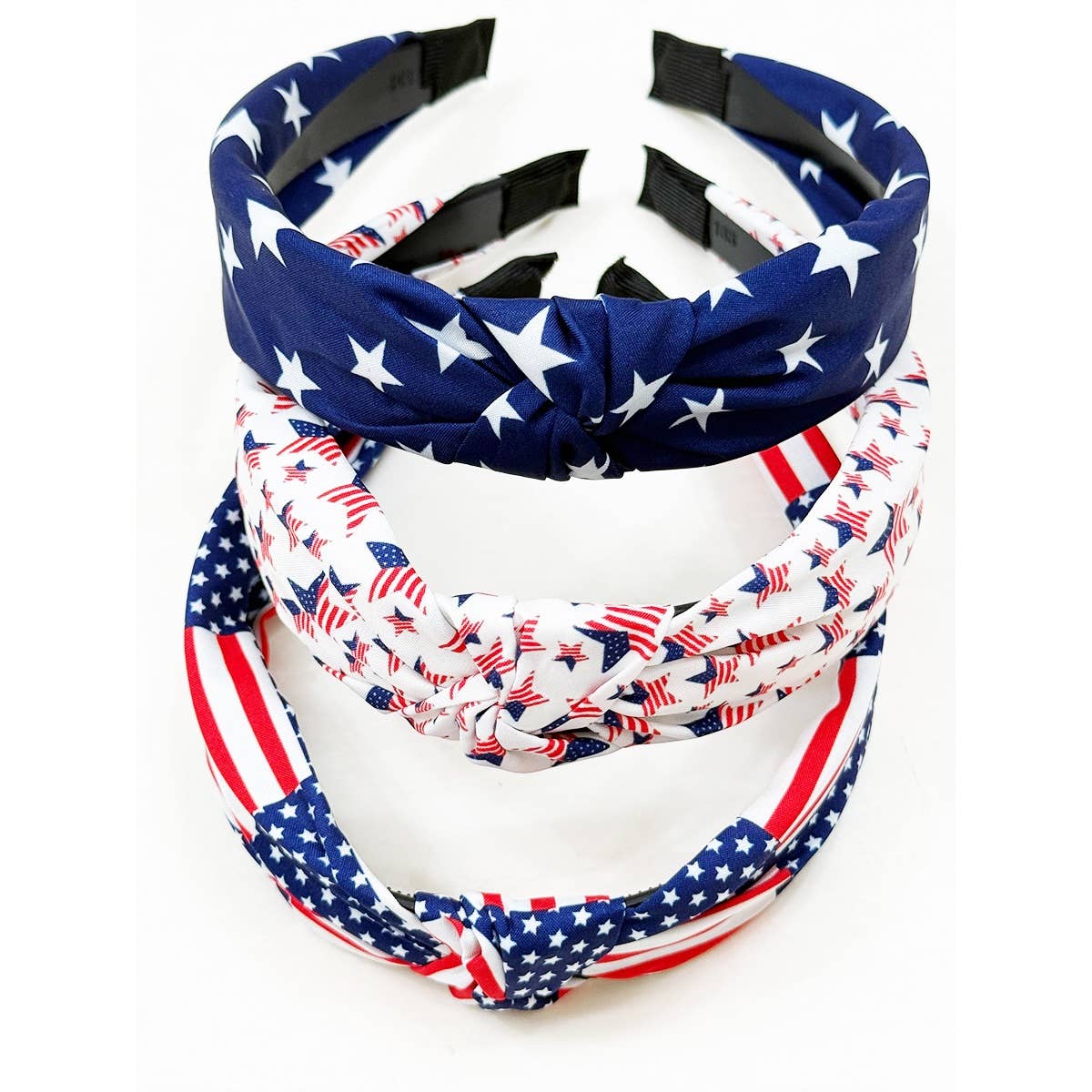 USA Flag American Patriotic Twisted Headband