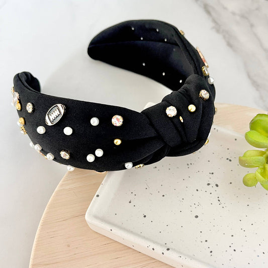 Football Headband - Black