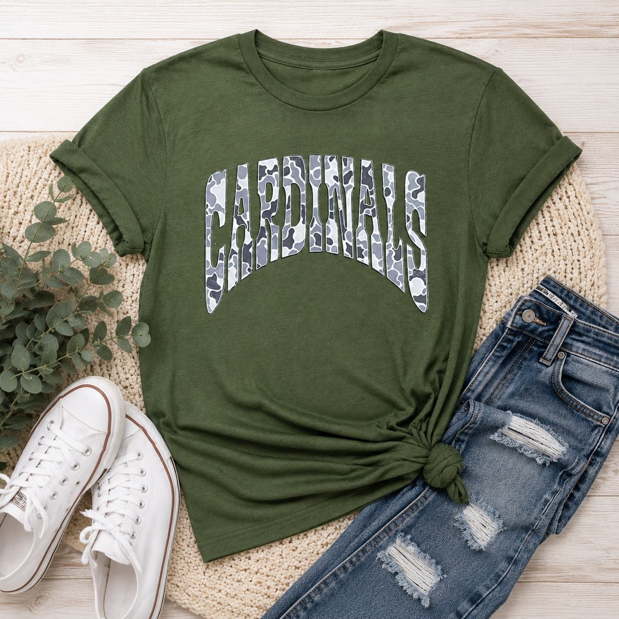 Cardinal Camo Tshirt
