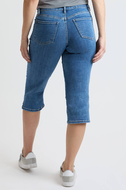 High Rise Premium Stretch Essential Capri