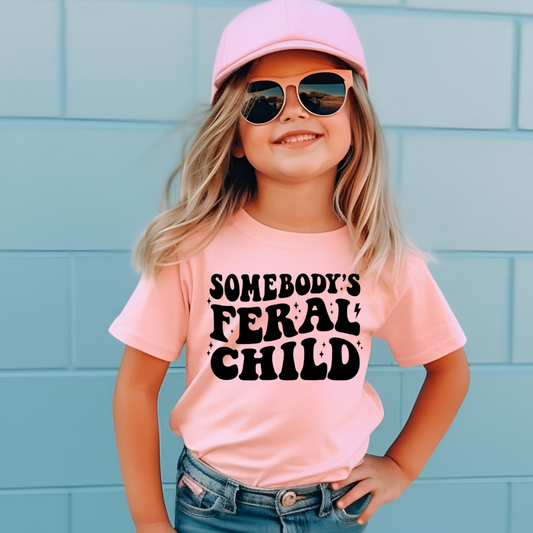 Somebody’s Feral Child - Kids Tee