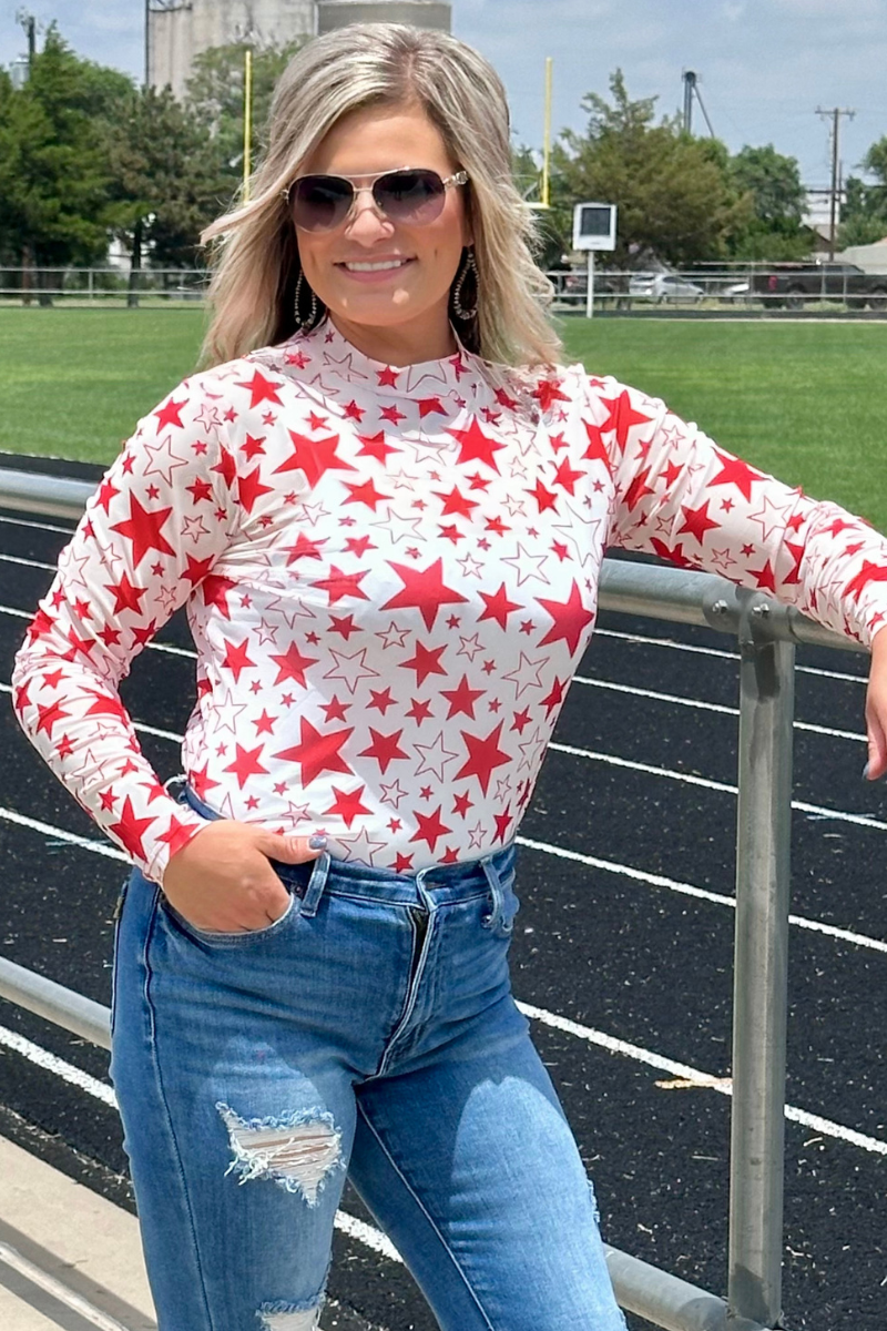 Go Team Go Red Mesh