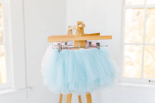Full Layered Light Blue Tutu, Full Tutu Skirt