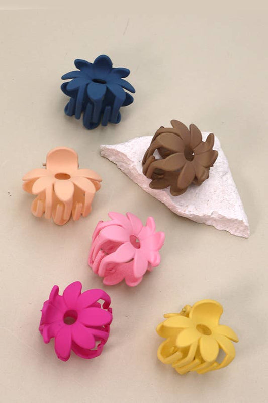 MINI FLOWER HAIR CLAW CLIPS