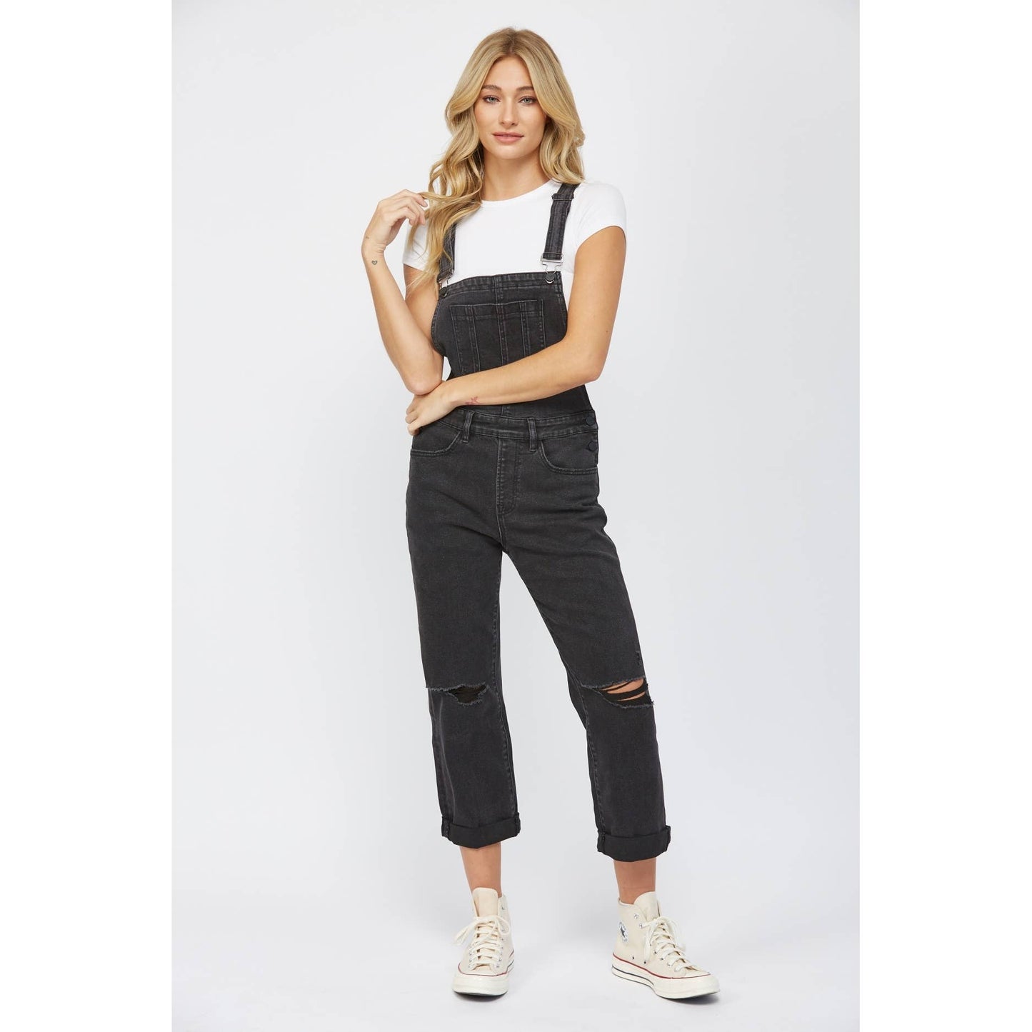 STRETCH BOYFRIEND OVERALL