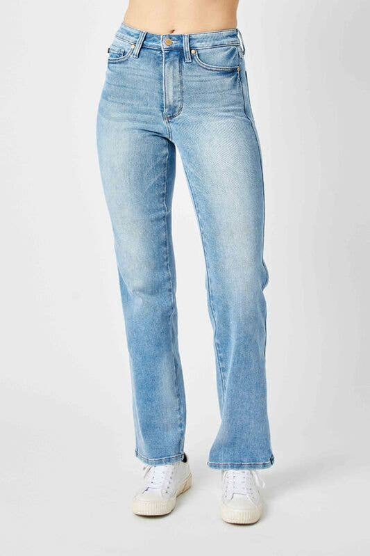 Judy Blue High-Waisted Tummy Control Straight Jeans