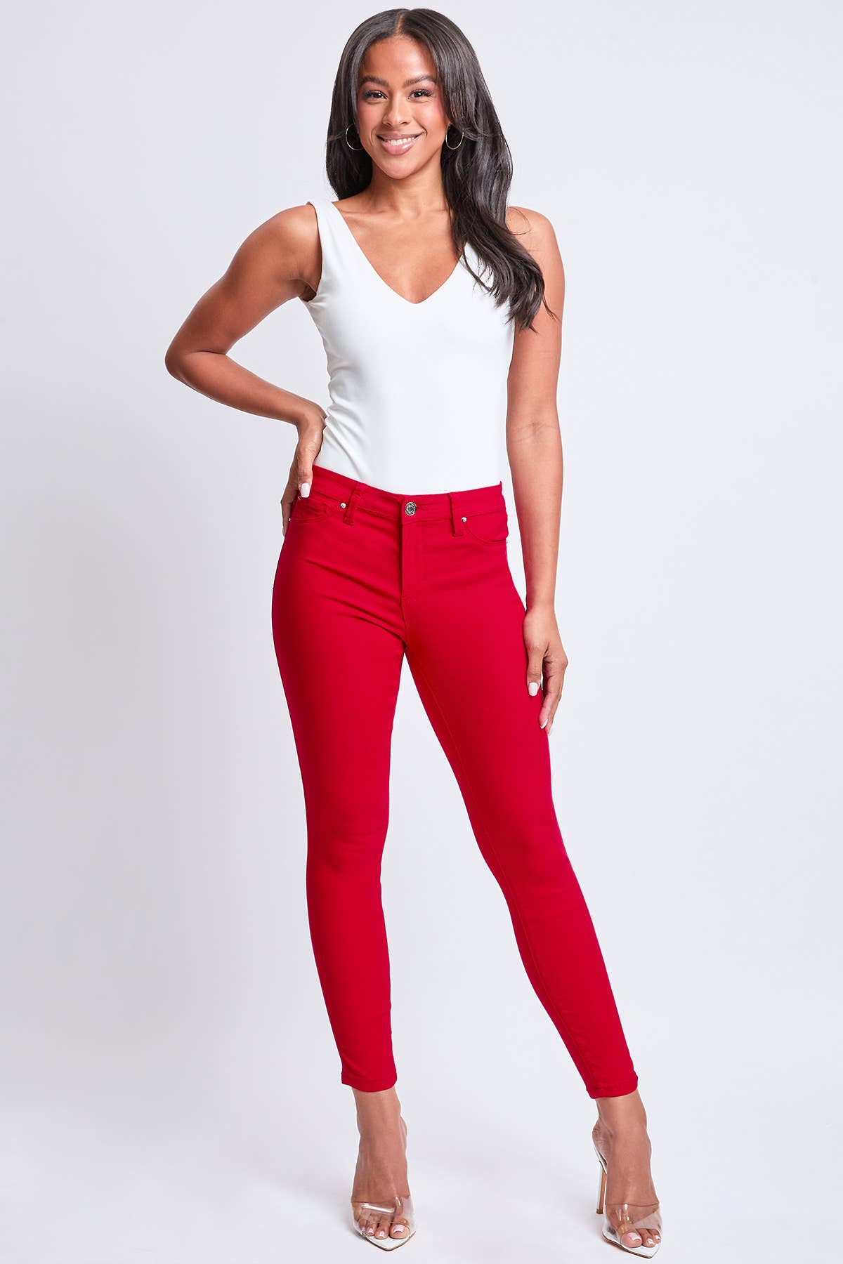 Hyperstretch Mid-Rise Skinny Jean