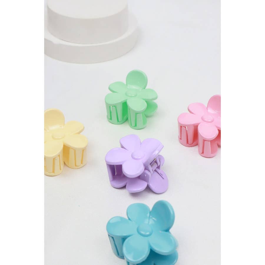 3-Pcs Mini Flower Hair Claw Set