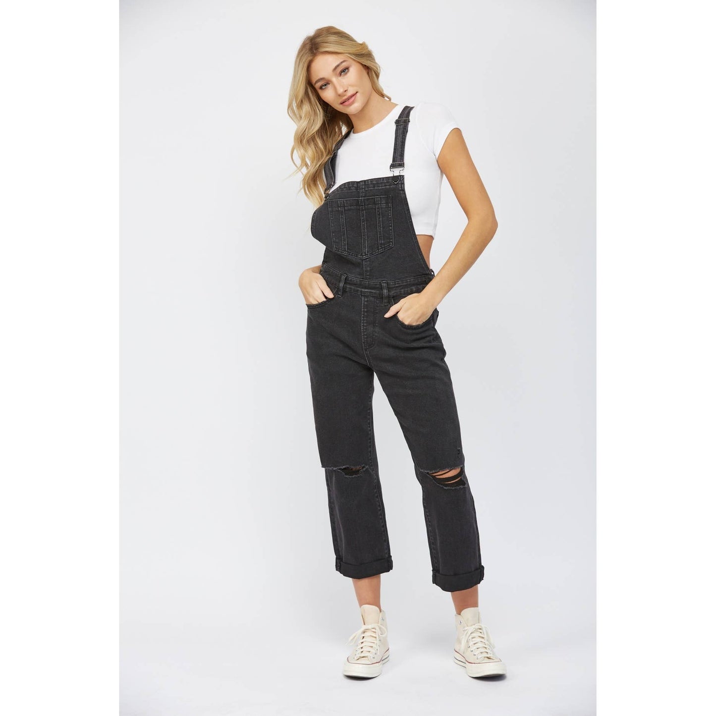 STRETCH BOYFRIEND OVERALL