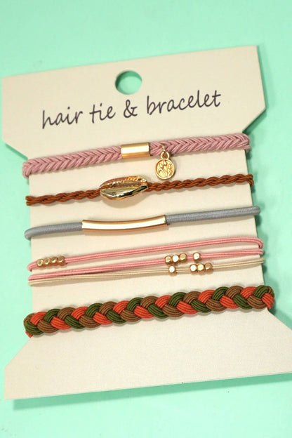 Boho Duo Hair Tie Bracelets – Fashion Meets Function