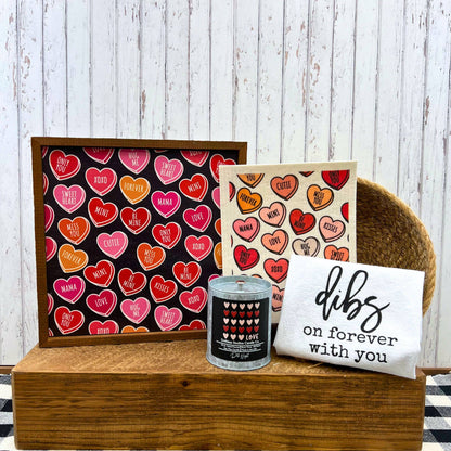 Heart Love Valentine's Soy Wax Candle - Valentines Gifts