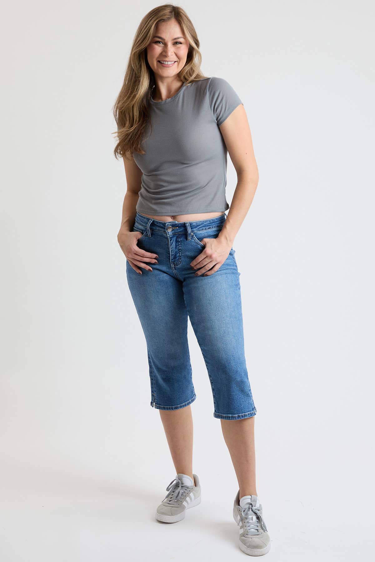 High Rise Premium Stretch Essential Capri