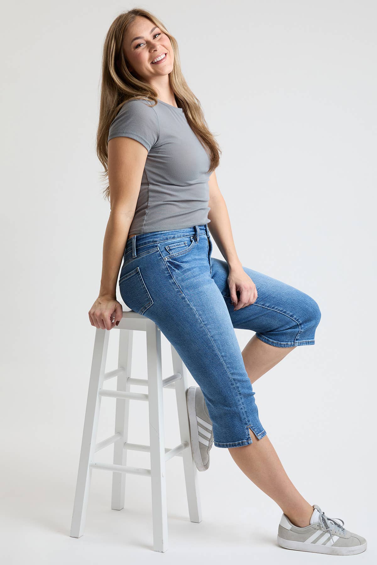 High Rise Premium Stretch Essential Capri