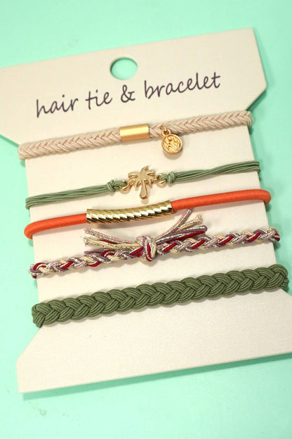 Boho Duo Hair Tie Bracelets – Fashion Meets Function