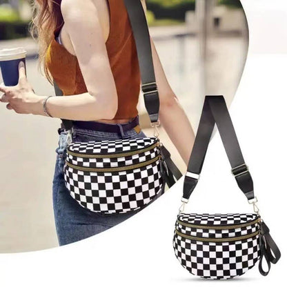 CROSSBODY ZIPPER REMOVAL STRAP SLING BUM BAG