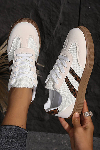 Leopard Print Statement Sneakers