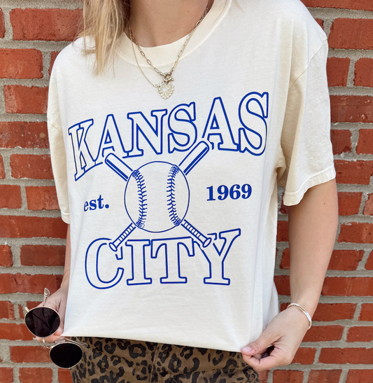 Kansas City - 1969 Baseball Tee