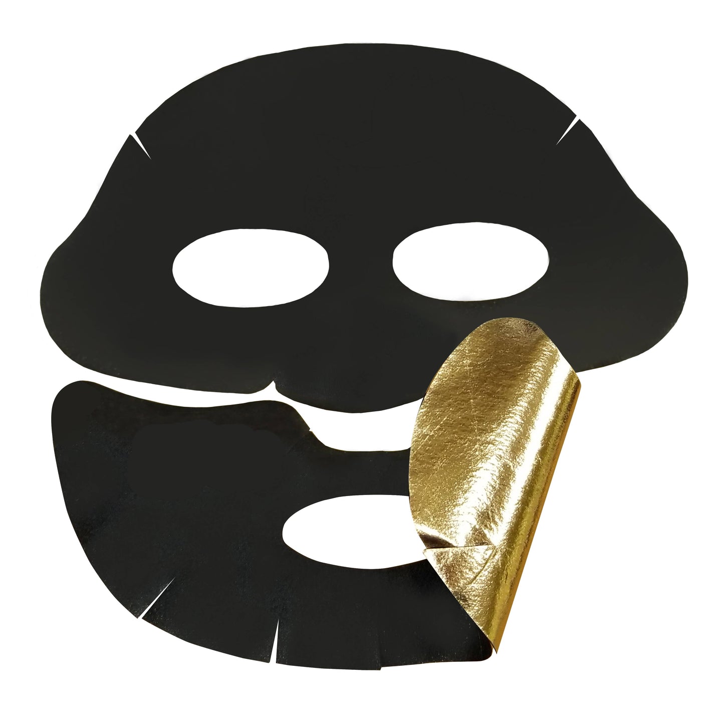 24K Gold Metallic Foil Face Mask