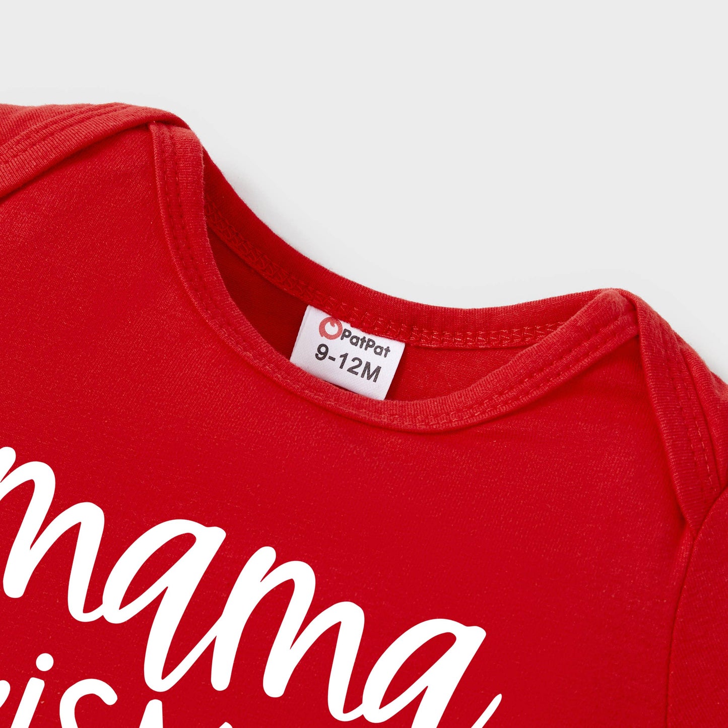 Valentine's Day Mommy and Me Cotton Letter Short-sleeve Top