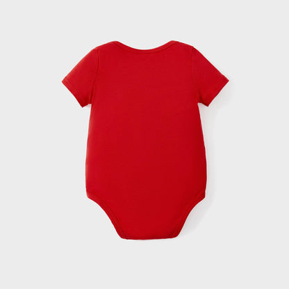 Valentine's Day Mommy and Me Cotton Letter Short-sleeve Top