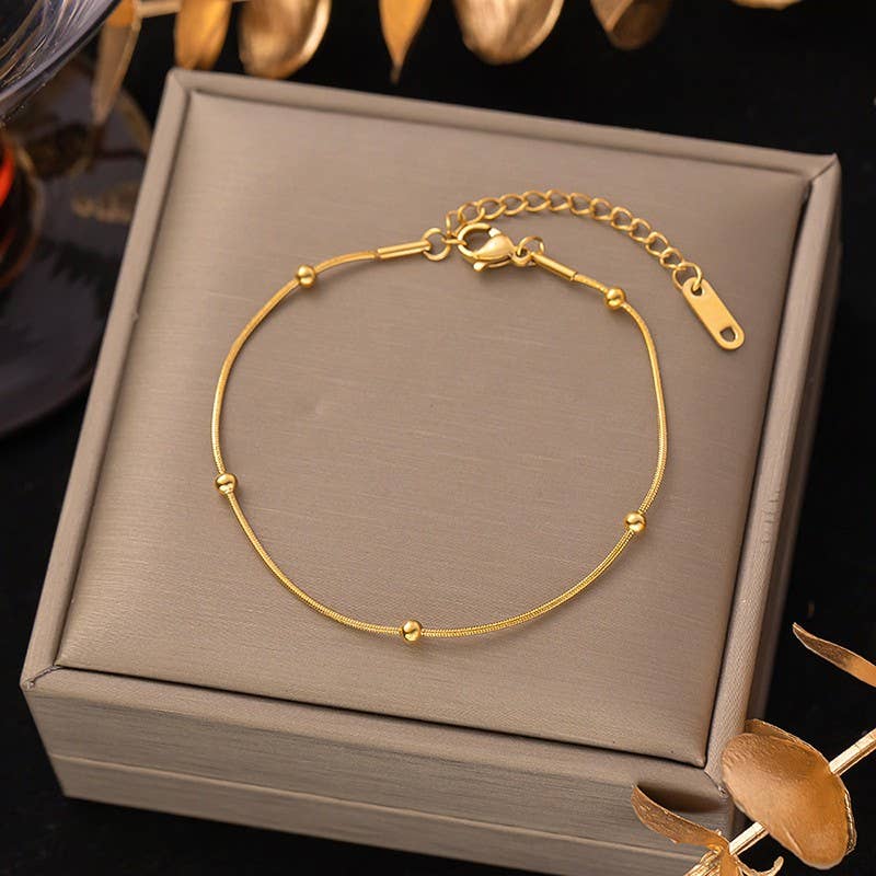 Stainless Steel Waterproof Tarnish-Free All Different Chain Bracelet