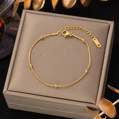 Stainless Steel Waterproof Tarnish-Free All Different Chain Bracelet