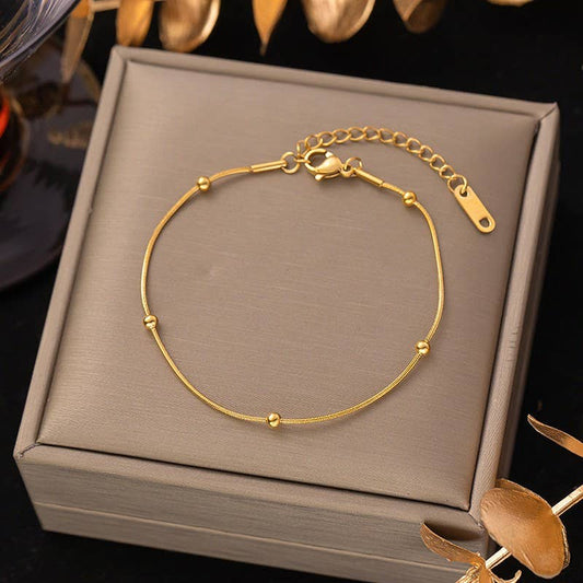 Stainless Steel Waterproof Tarnish-Free All Different Chain Bracelet