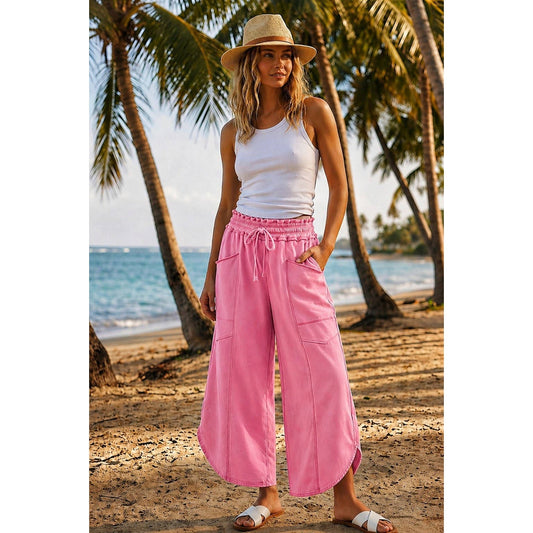 Tulip Mineral Wash Relaxed Pocket Pants
