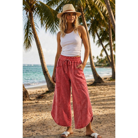 Tulip Mineral Wash Relaxed Pocket Pants
