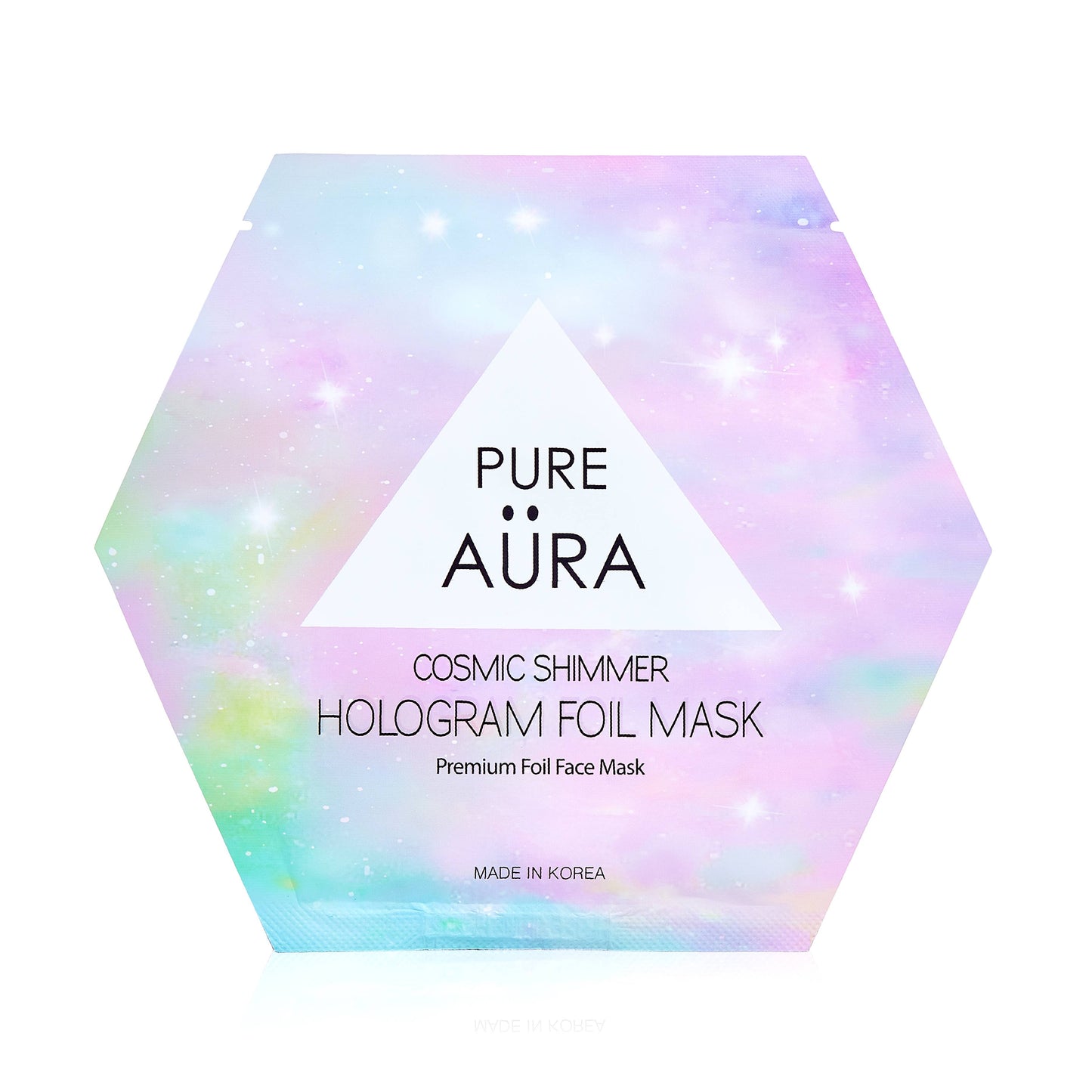 Holographic Foil Charcoal Face Mask