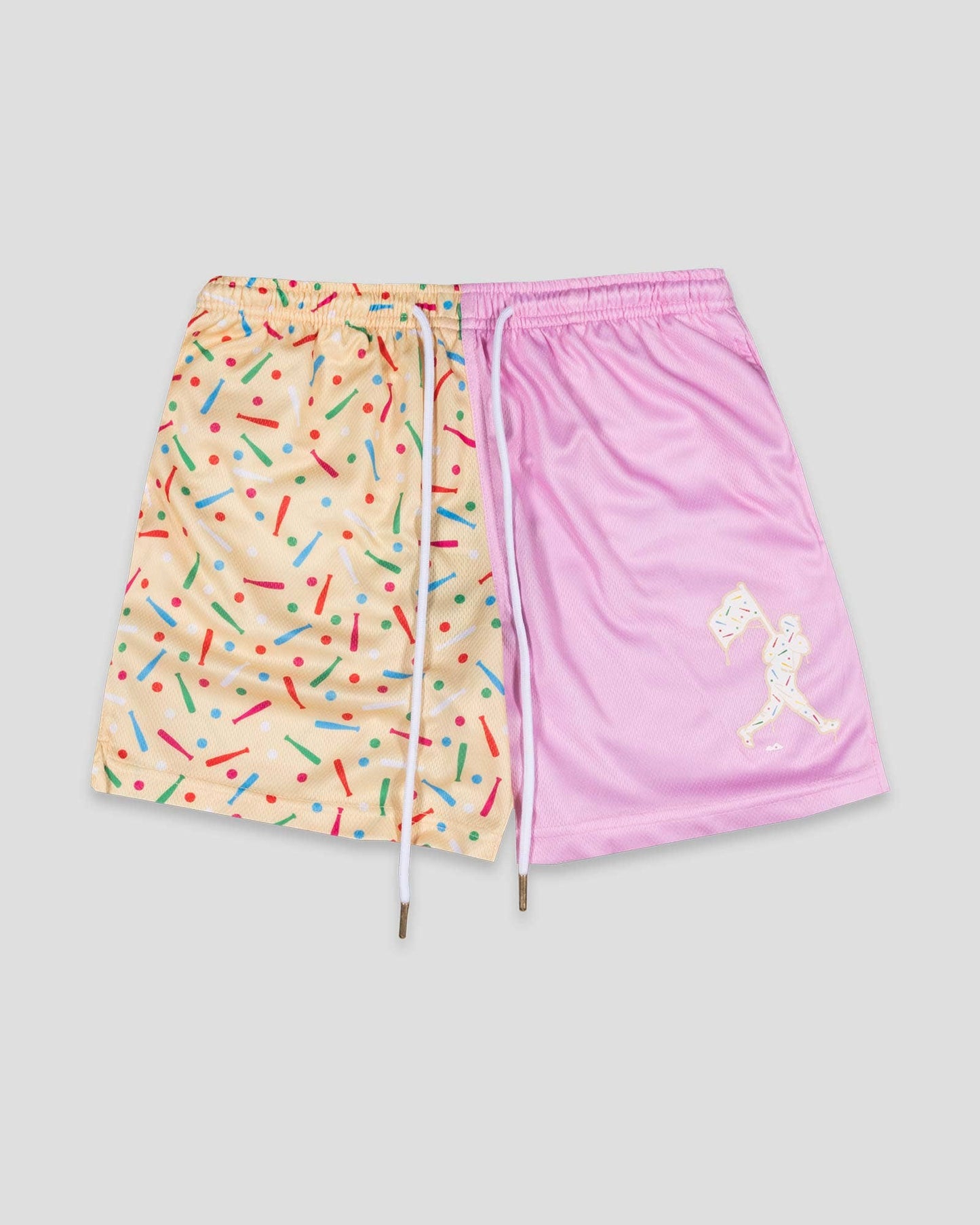 Baseballism - Batter Up Bakery Confetti Cupcake Diamond Air Mesh Shorts
