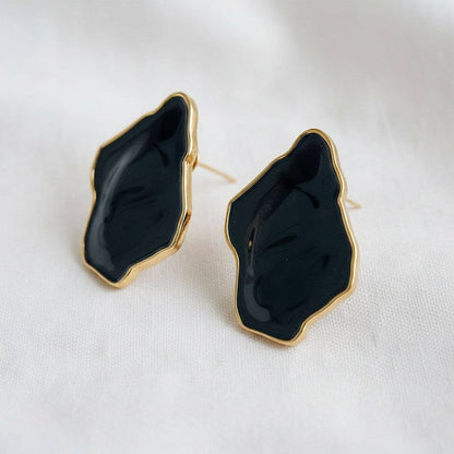 Geometric Inspired Drop Earrings with Elegant Touch
