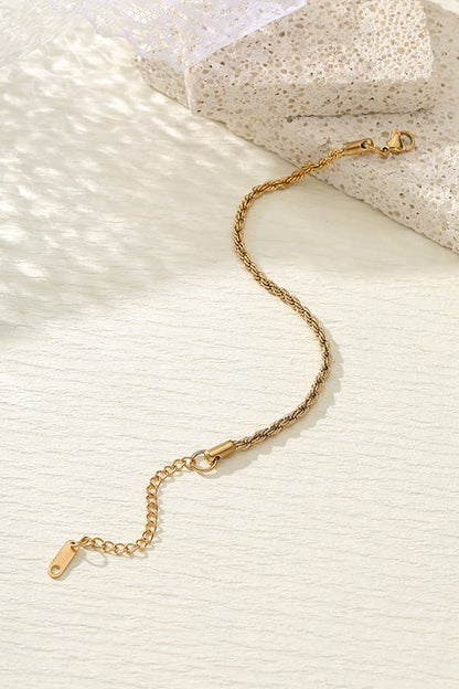 Stainless Steel Waterproof Tarnish-Free All Different Chain Bracelet