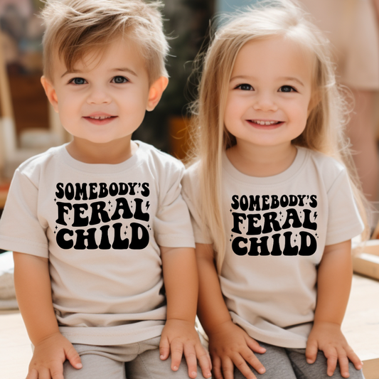 Somebody’s Feral Child - Kids Tee