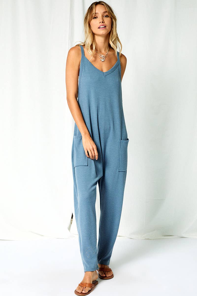 Harem Jumpsuit with Pockets